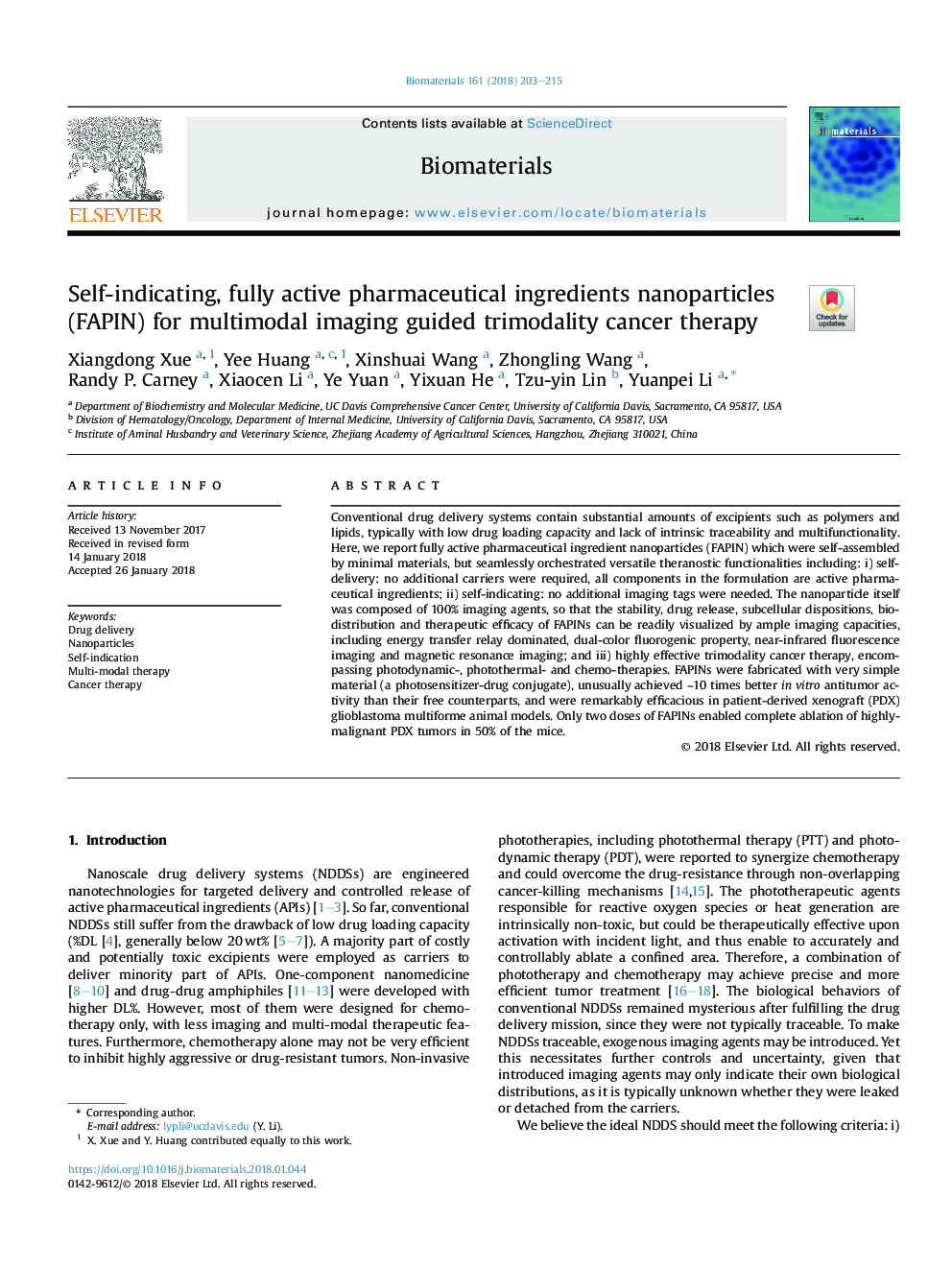 Self-indicating, fully active pharmaceutical ingredients nanoparticles (FAPIN) for multimodal imaging guided trimodality cancer therapy