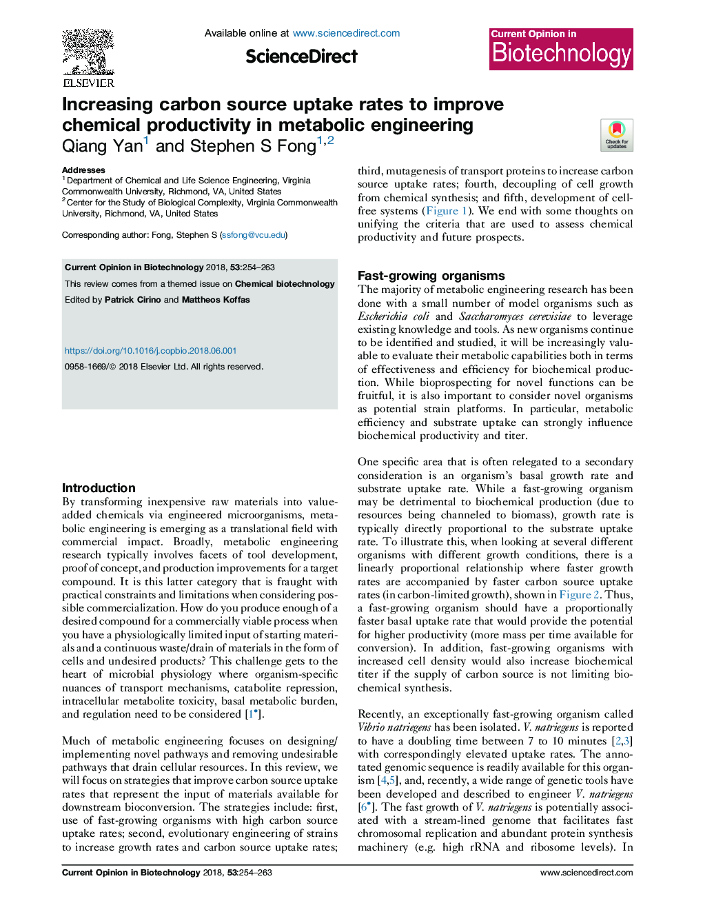 Increasing carbon source uptake rates to improve chemical productivity in metabolic engineering