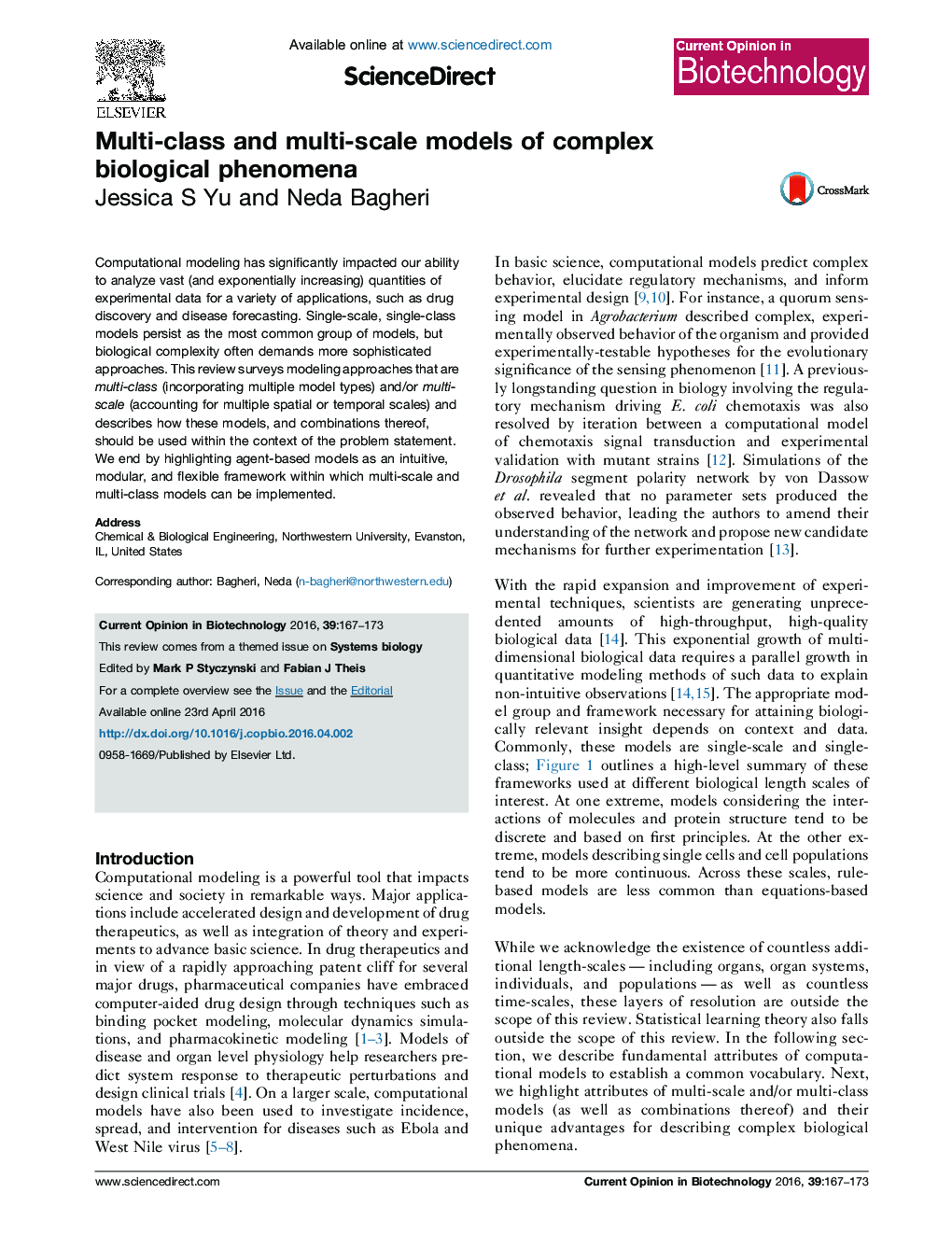 Multi-class and multi-scale models of complex biological phenomena