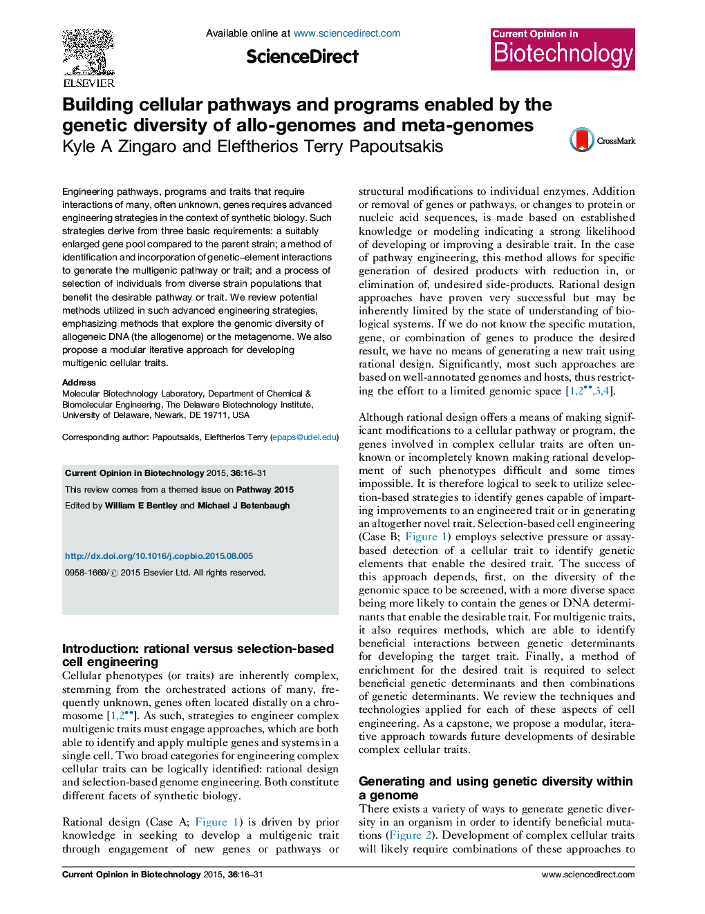 Building cellular pathways and programs enabled by the genetic diversity of allo-genomes and meta-genomes