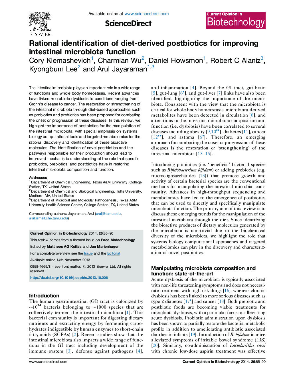 Rational identification of diet-derived postbiotics for improving intestinal microbiota function