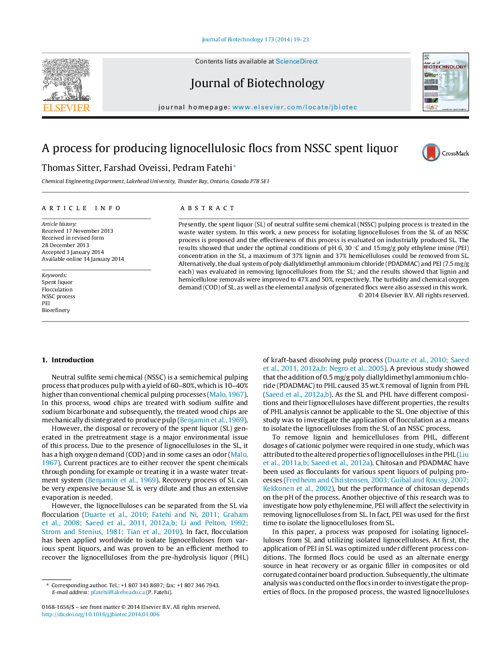 A process for producing lignocellulosic flocs from NSSC spent liquor