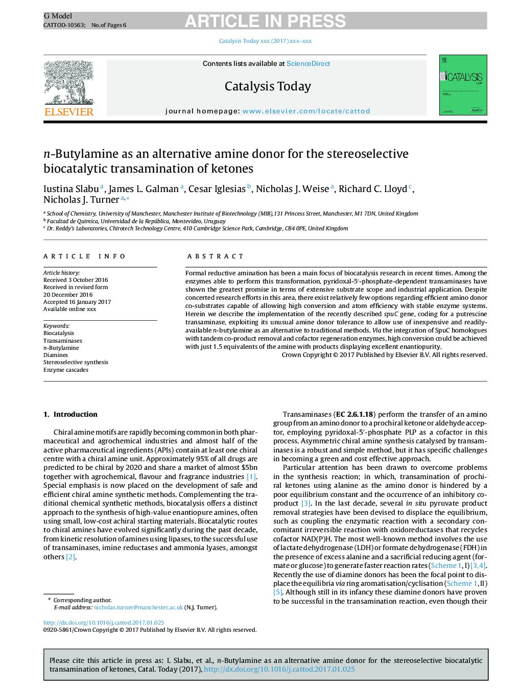 n-Butylamine as an alternative amine donor for the stereoselective biocatalytic transamination of ketones