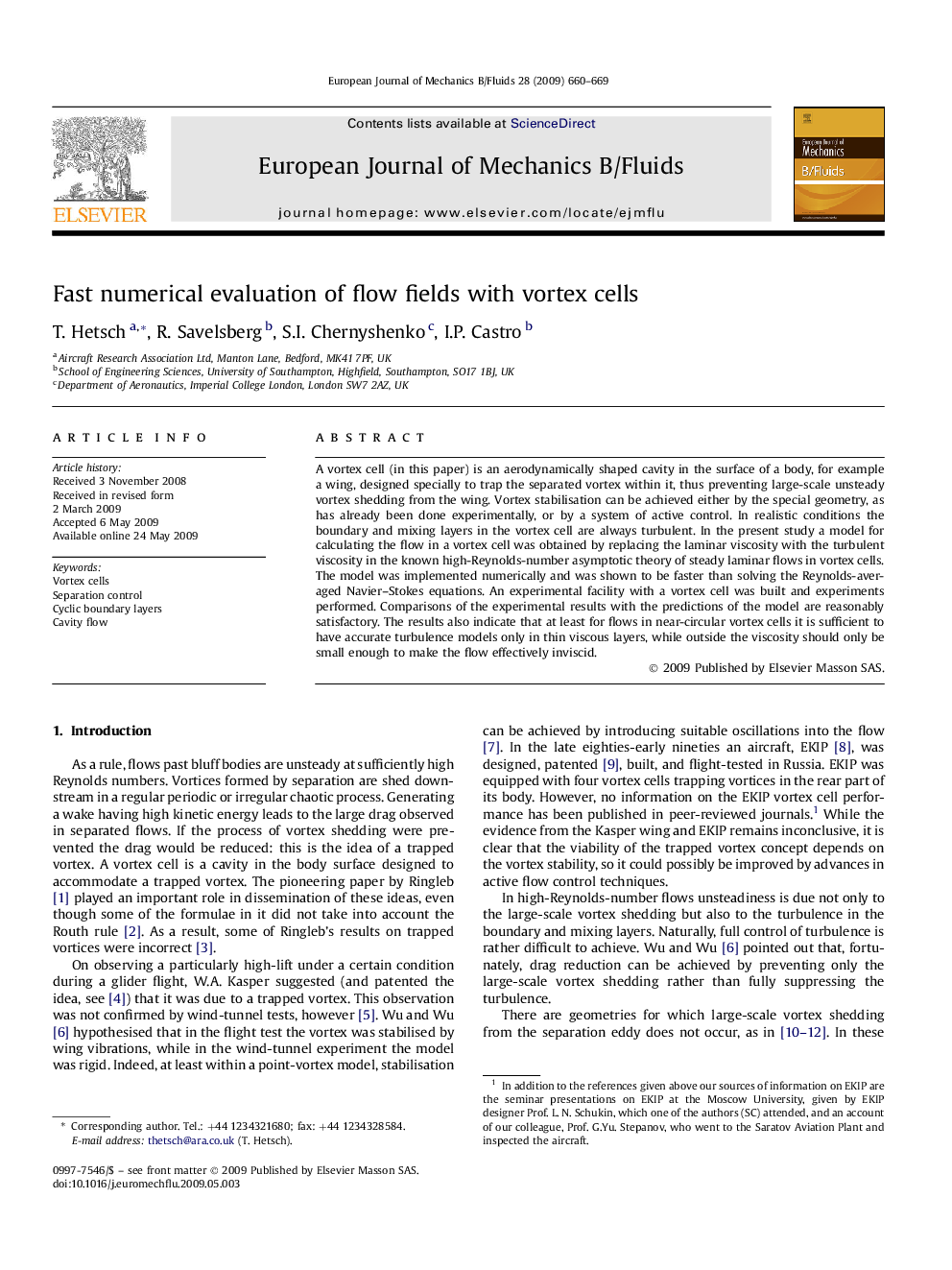 Fast numerical evaluation of flow fields with vortex cells