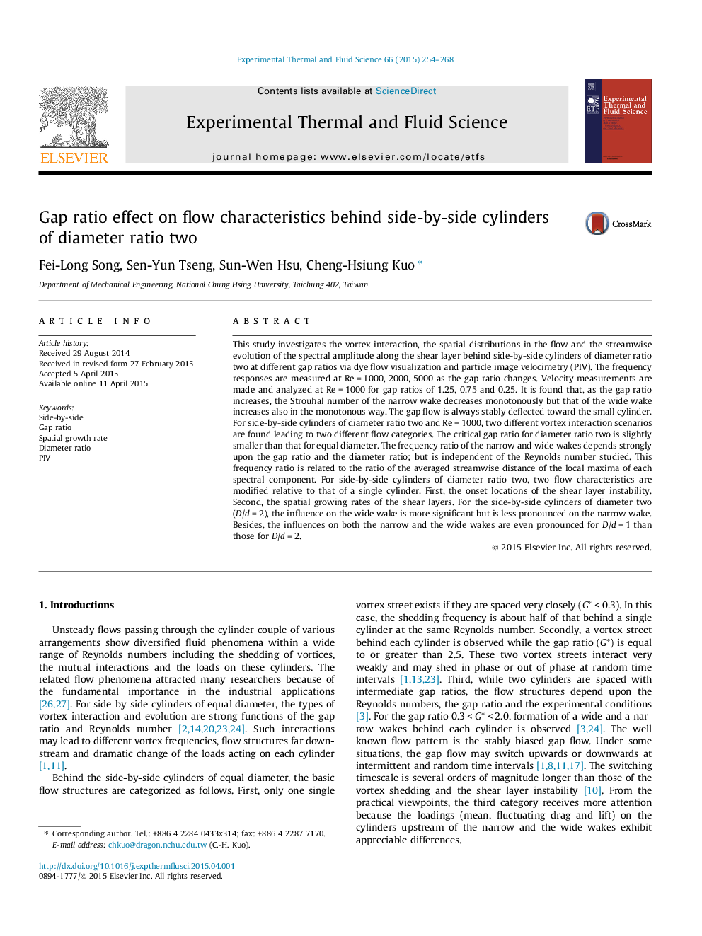 Gap ratio effect on flow characteristics behind side-by-side cylinders of diameter ratio two