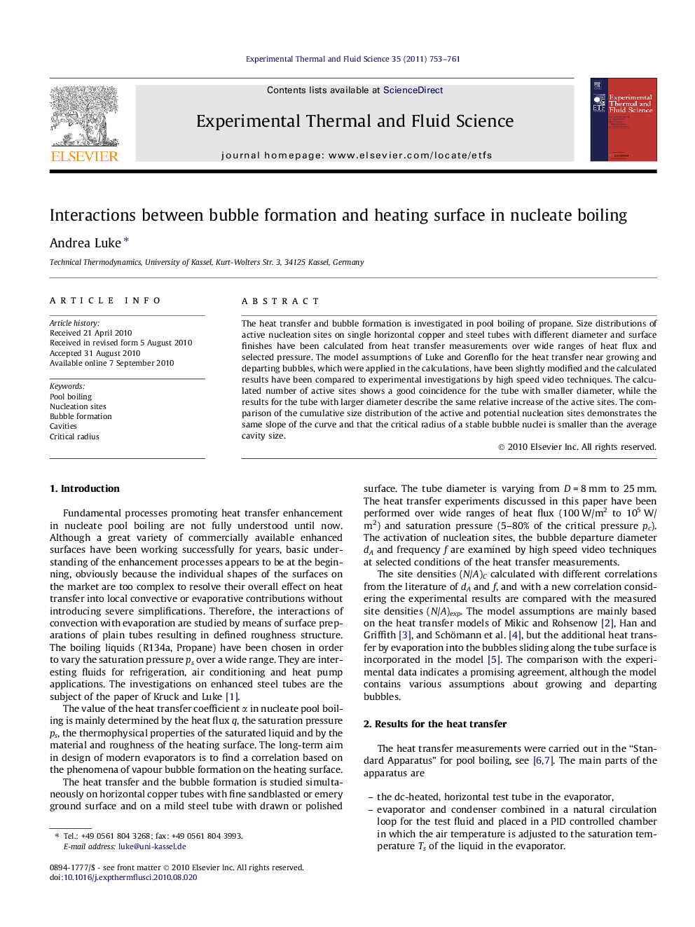 Interactions between bubble formation and heating surface in nucleate boiling