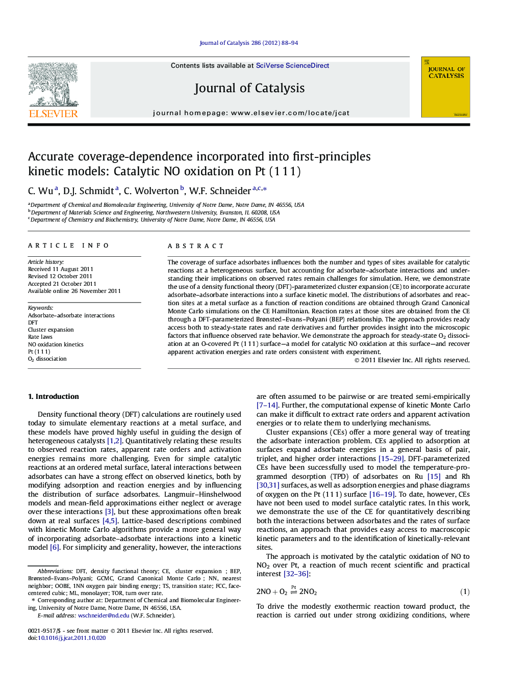 Accurate coverage-dependence incorporated into first-principles kinetic models: Catalytic NO oxidation on Pt (1Â 1Â 1)