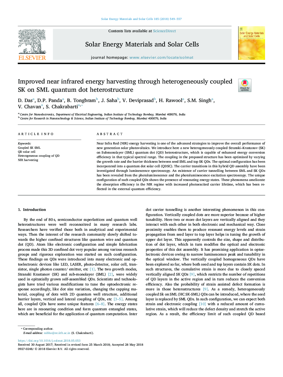 Improved near infrared energy harvesting through heterogeneously coupled SK on SML quantum dot heterostructure