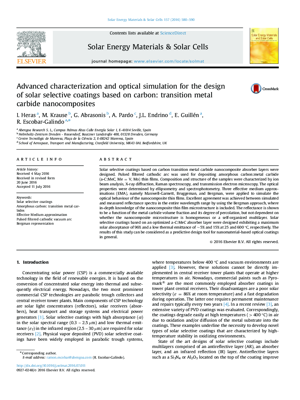 Advanced characterization and optical simulation for the design of solar selective coatings based on carbon: transition metal carbide nanocomposites