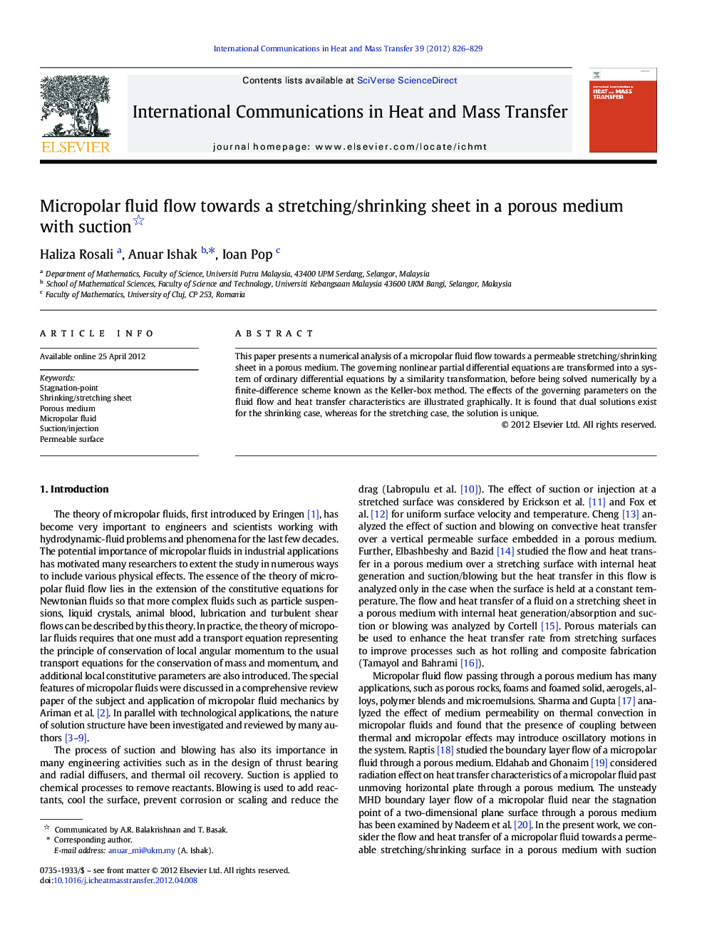 Micropolar fluid flow towards a stretching/shrinking sheet in a porous medium with suction 