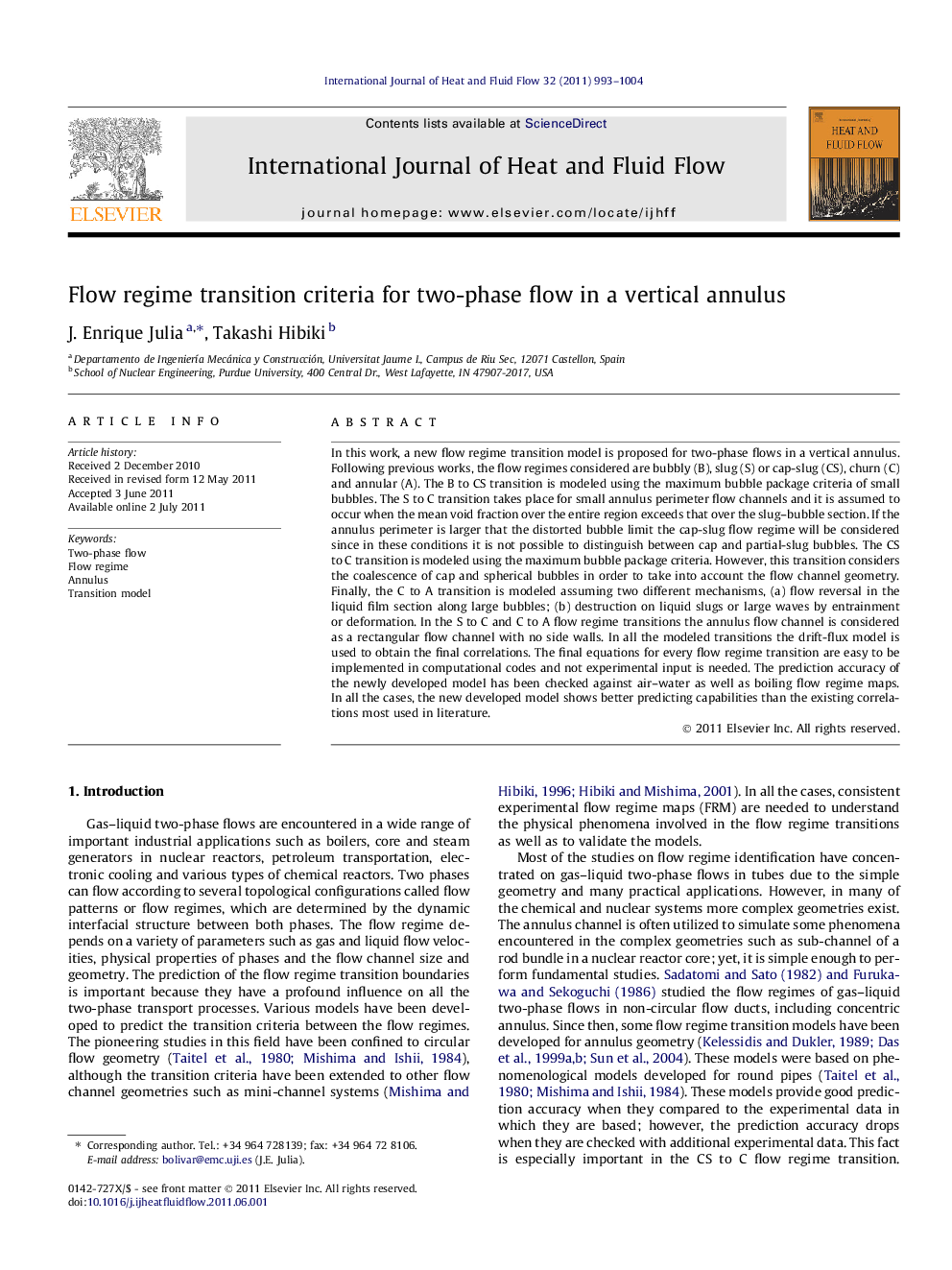 Flow regime transition criteria for two-phase flow in a vertical annulus