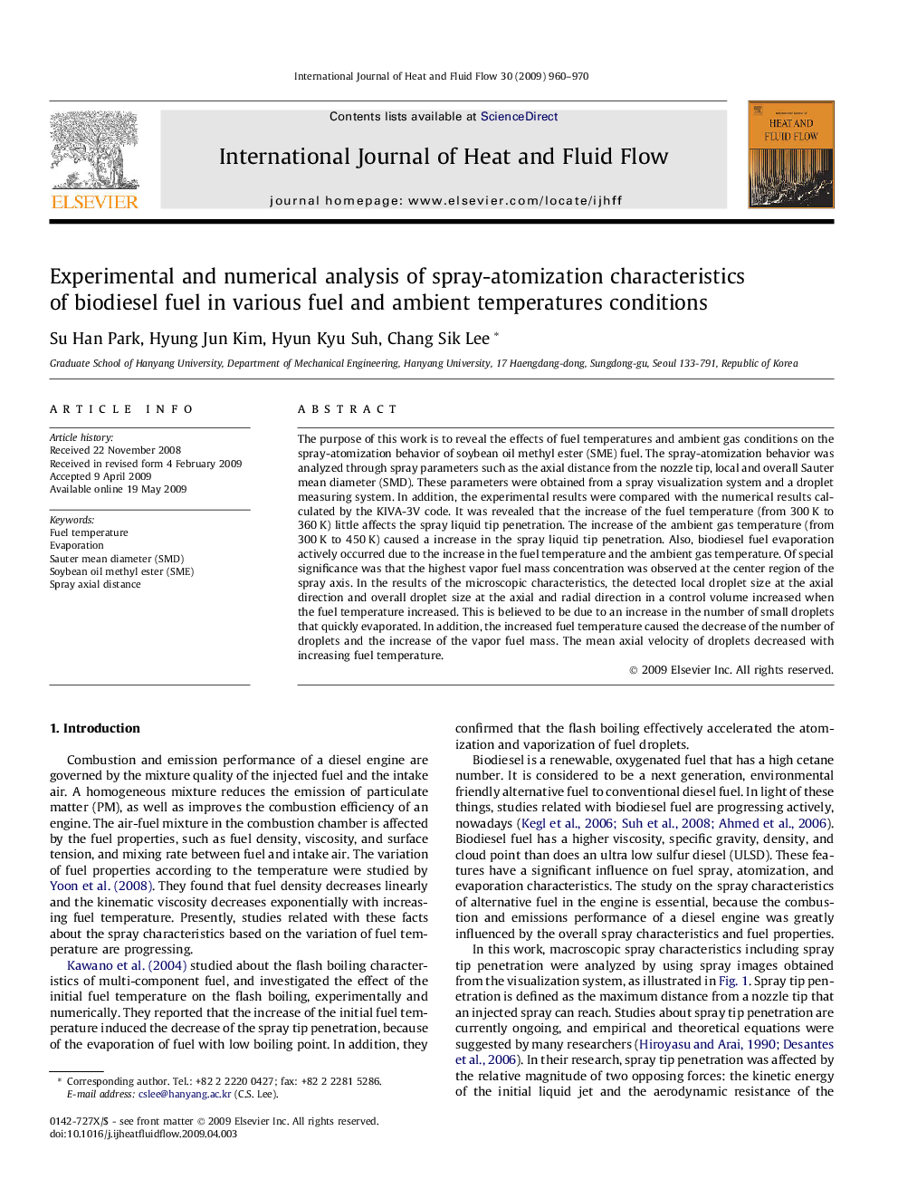 Experimental and numerical analysis of spray-atomization characteristics of biodiesel fuel in various fuel and ambient temperatures conditions