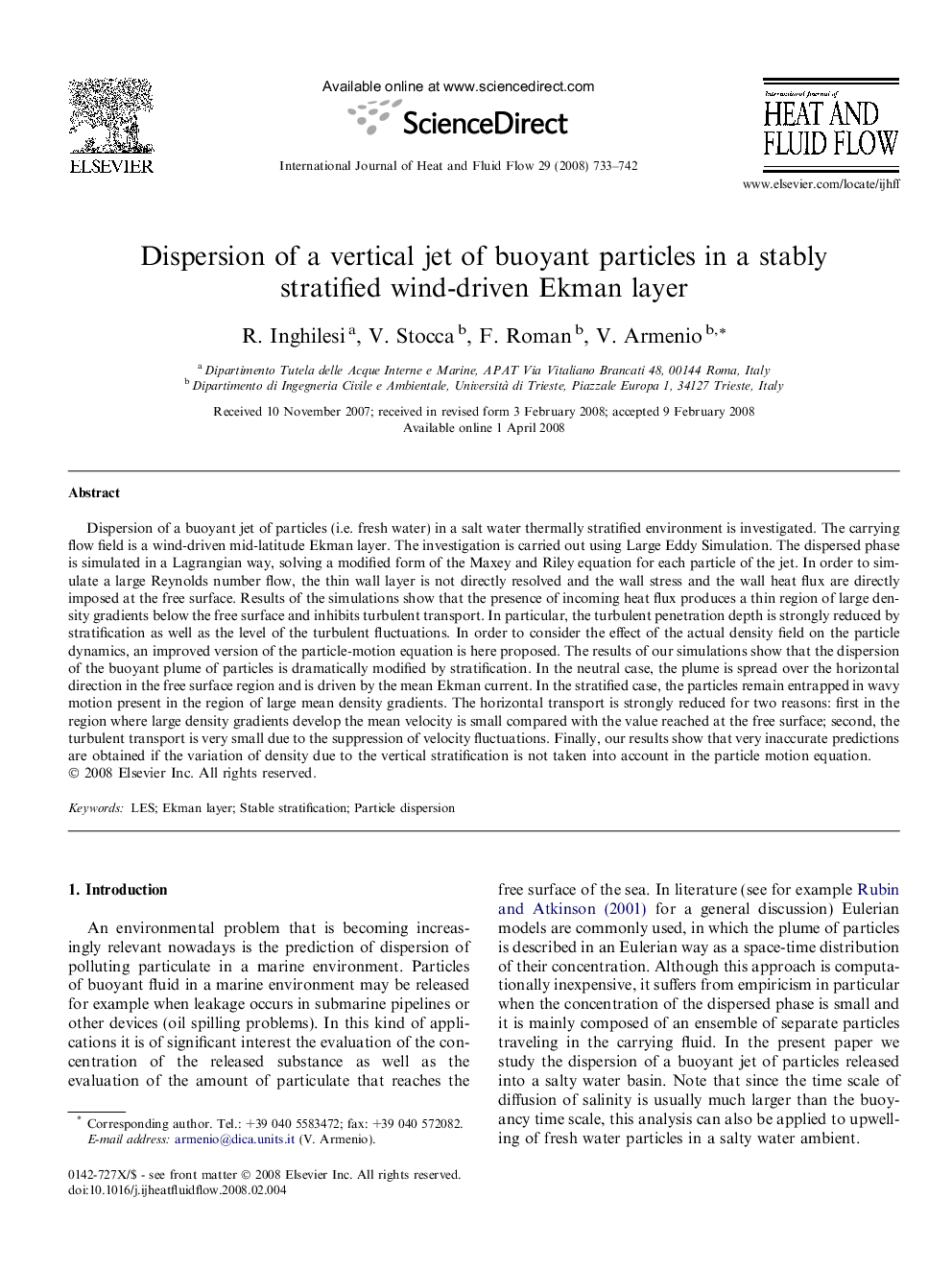 Dispersion of a vertical jet of buoyant particles in a stably stratified wind-driven Ekman layer