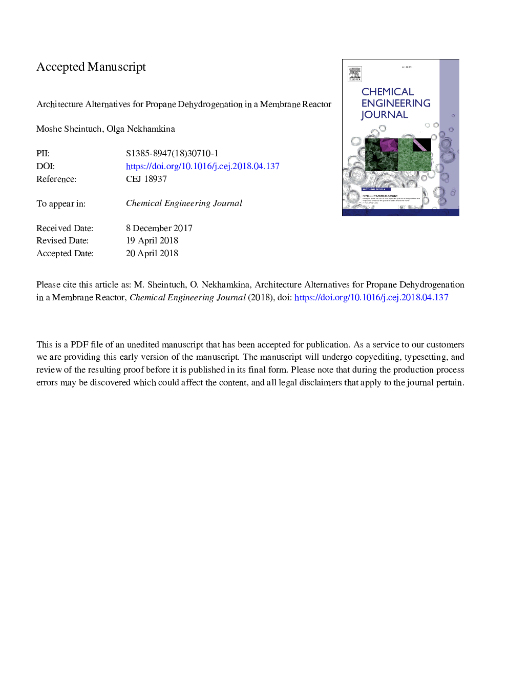 Architecture alternatives for propane dehydrogenation in a membrane reactor