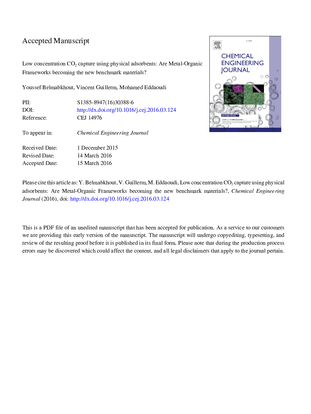 Low concentration CO2 capture using physical adsorbents: Are metal-organic frameworks becoming the new benchmark materials?