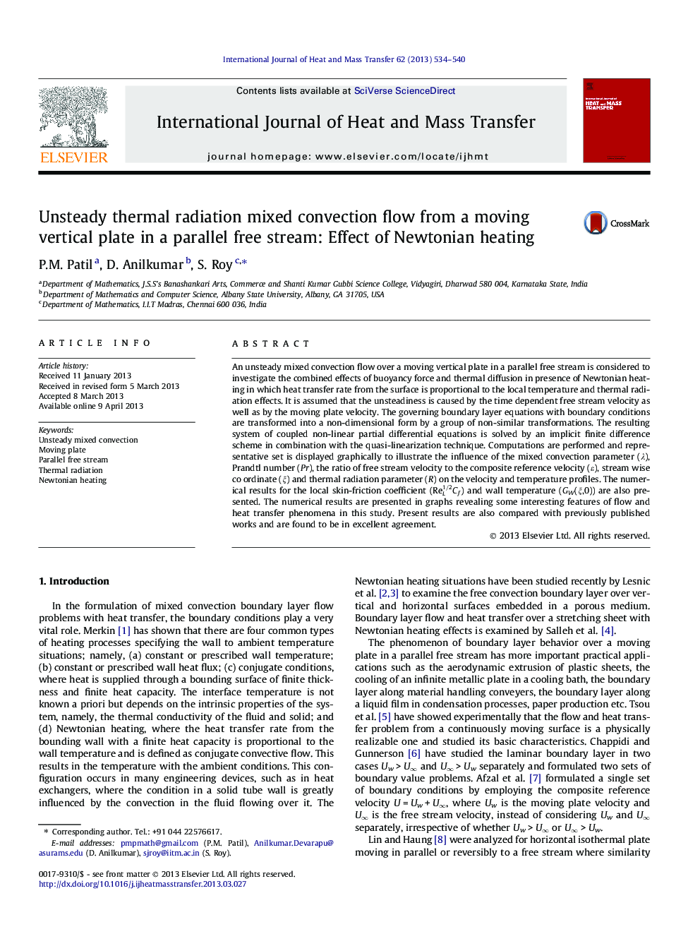 Unsteady thermal radiation mixed convection flow from a moving vertical plate in a parallel free stream: Effect of Newtonian heating