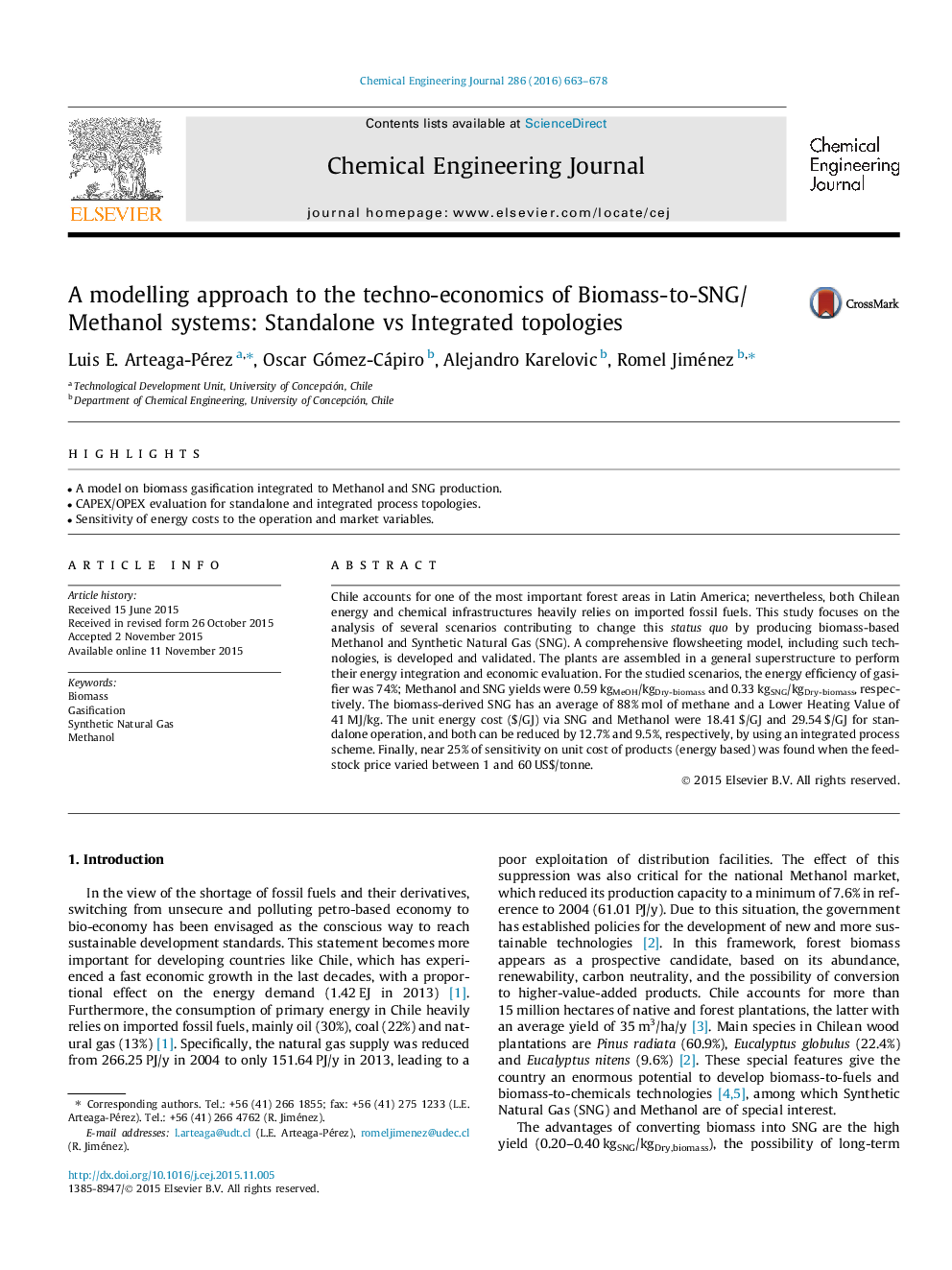 A modelling approach to the techno-economics of Biomass-to-SNG/Methanol systems: Standalone vs Integrated topologies