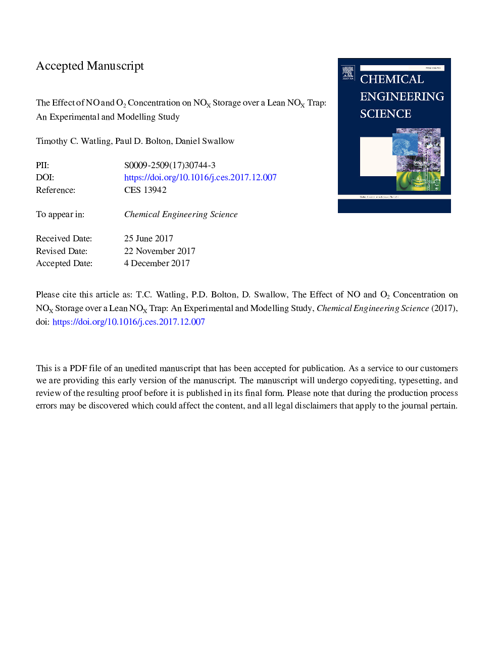 The effect of NO and O2 concentration on NOX storage over a lean NOX trap: An experimental and modelling study