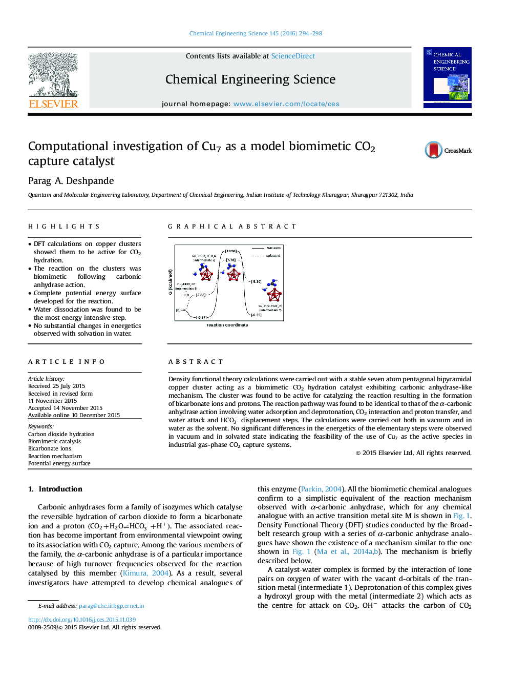 Computational investigation of Cu7 as a model biomimetic CO2 capture catalyst