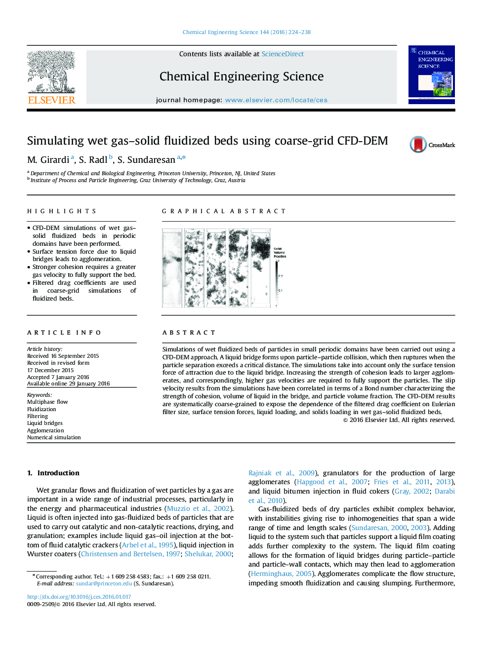 Simulating wet gas-solid fluidized beds using coarse-grid CFD-DEM