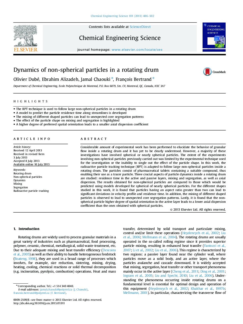 Dynamics of non-spherical particles in a rotating drum