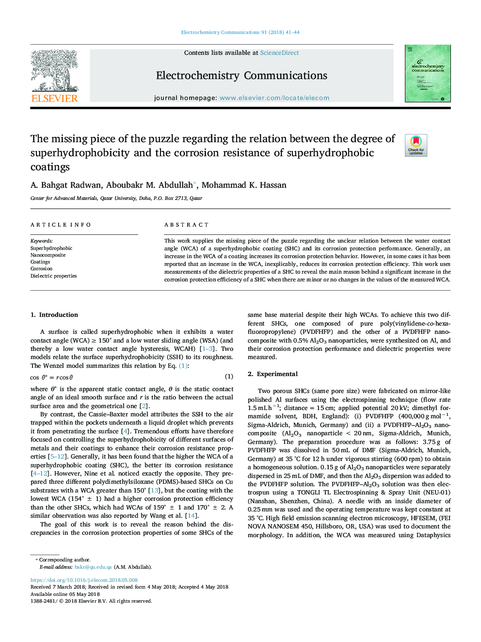 The missing piece of the puzzle regarding the relation between the degree of superhydrophobicity and the corrosion resistance of superhydrophobic coatings