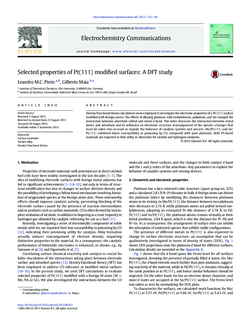 Selected properties of Pt(111) modified surfaces: A DFT study