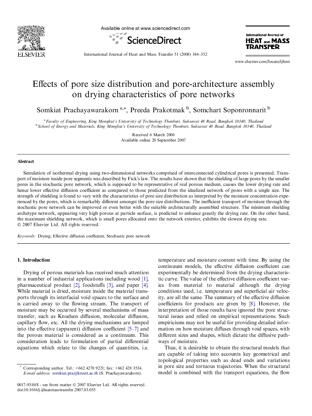 Effects of pore size distribution and pore-architecture assembly on drying characteristics of pore networks