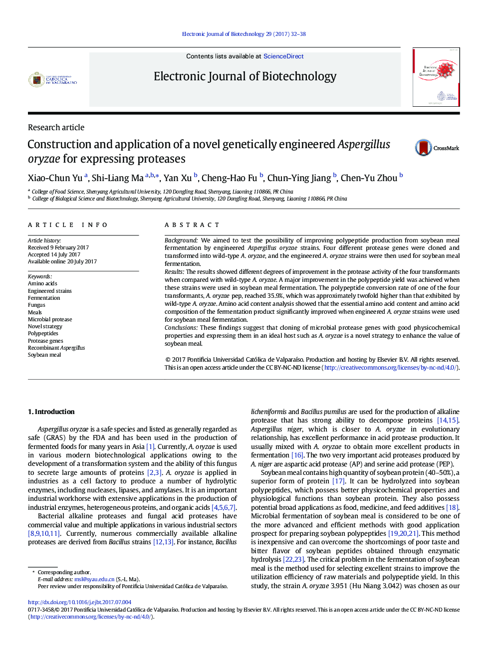 Construction and application of a novel genetically engineered Aspergillus oryzae for expressing proteases