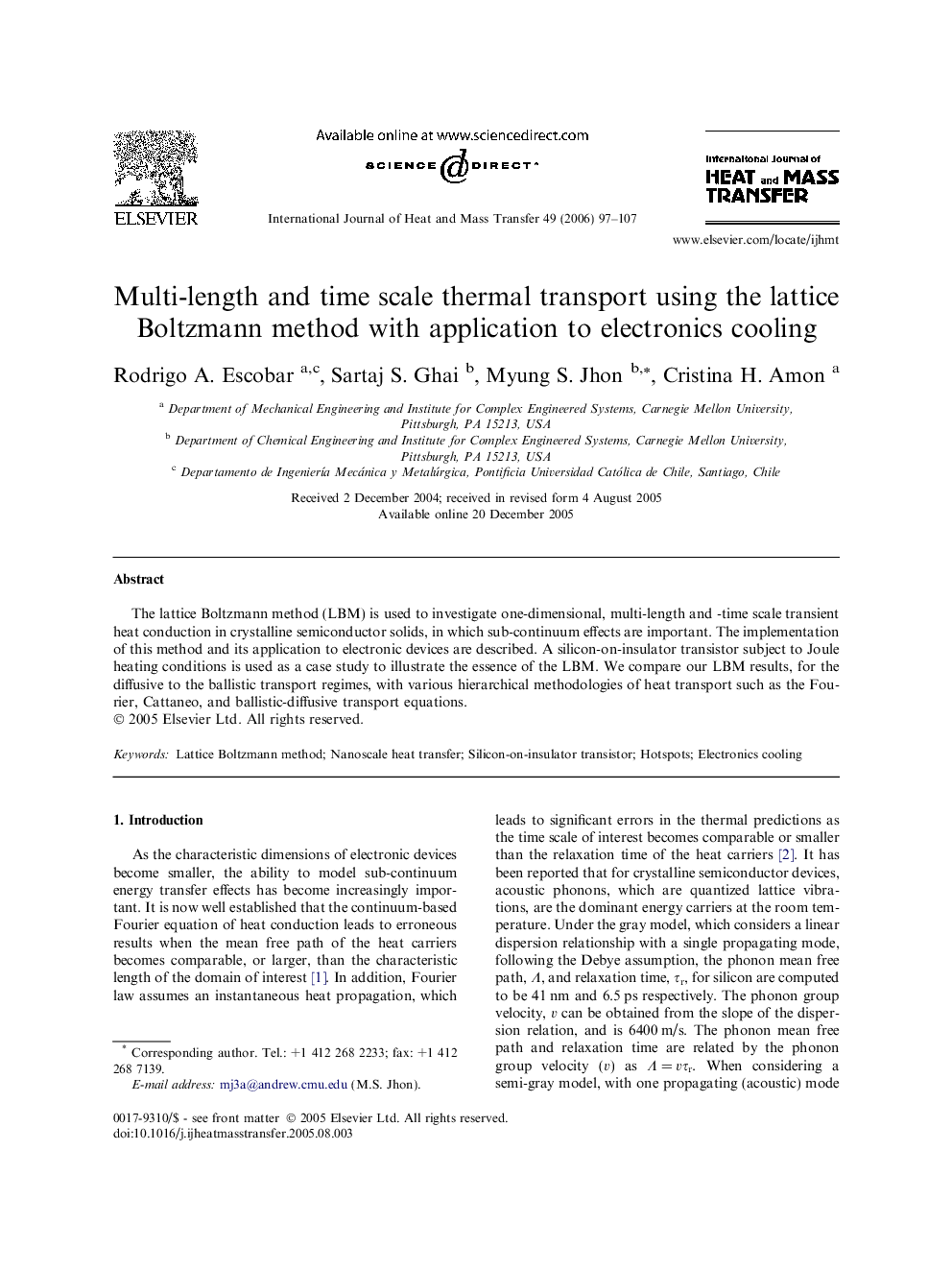 Multi-length and time scale thermal transport using the lattice Boltzmann method with application to electronics cooling