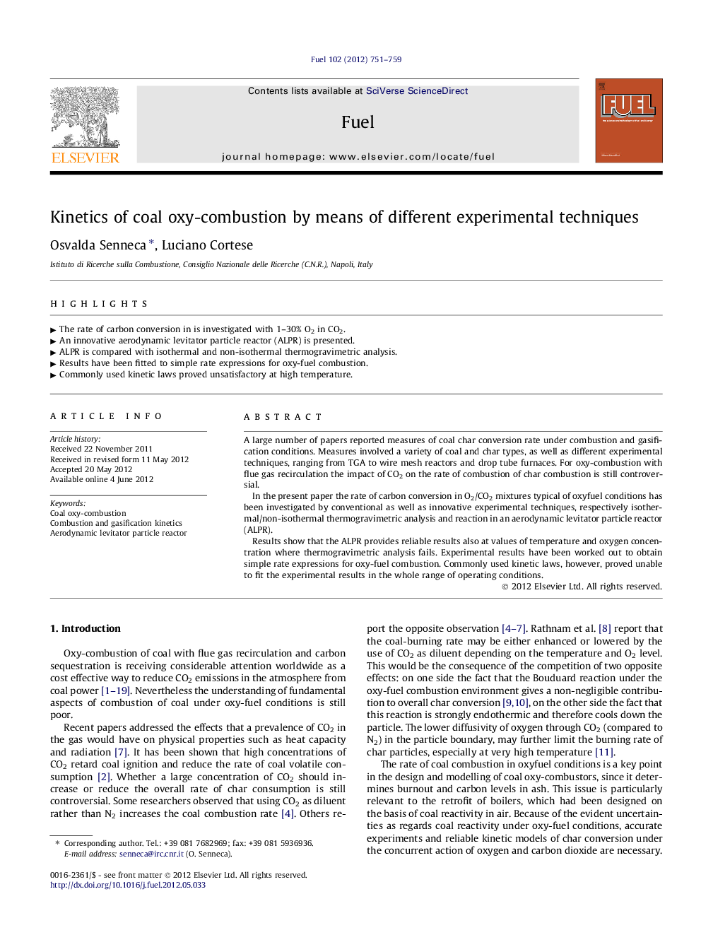 Kinetics of coal oxy-combustion by means of different experimental techniques