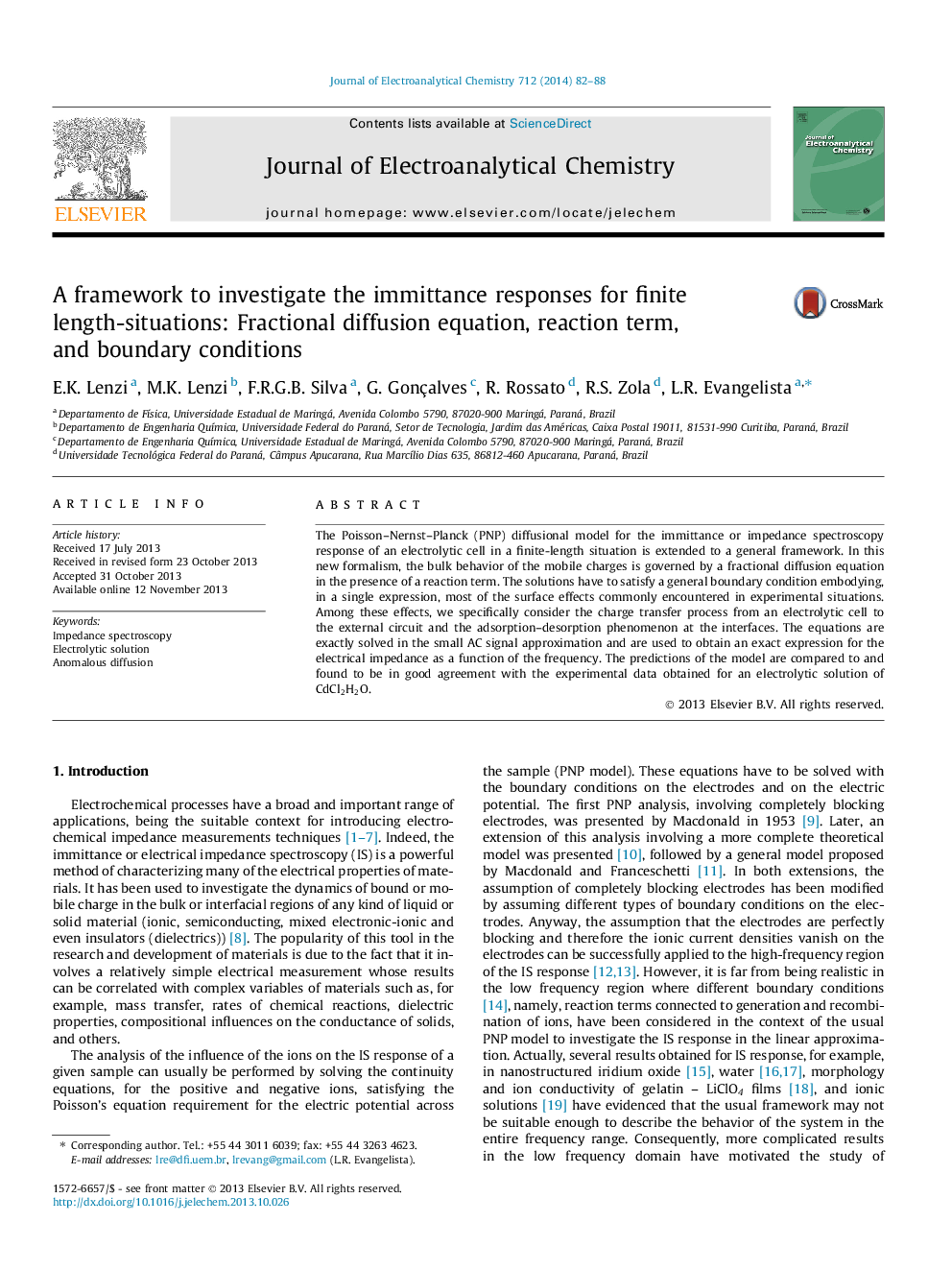 A framework to investigate the immittance responses for finite length-situations: Fractional diffusion equation, reaction term, and boundary conditions