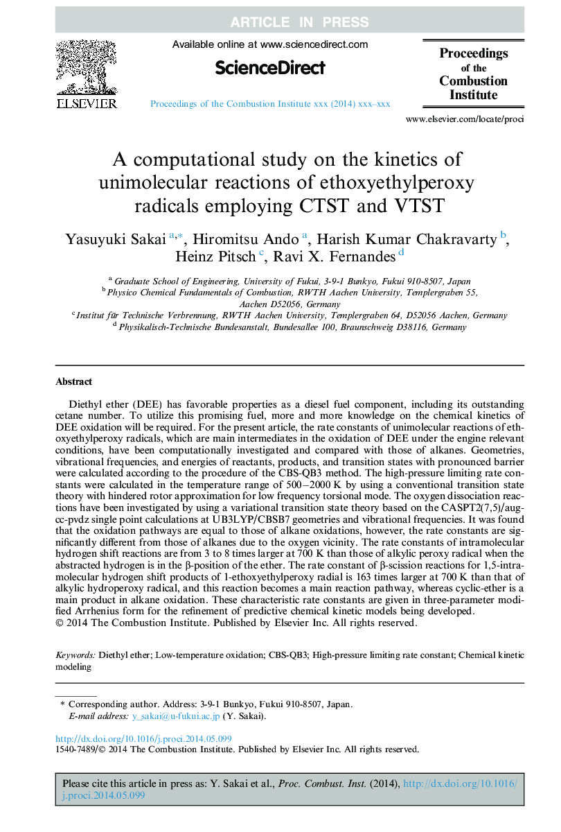 A computational study on the kinetics of unimolecular reactions of ethoxyethylperoxy radicals employing CTST and VTST