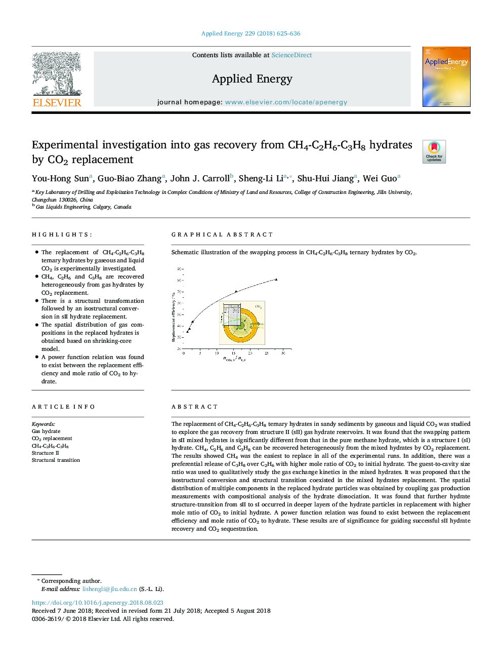 Experimental investigation into gas recovery from CH4-C2H6-C3H8 hydrates by CO2 replacement