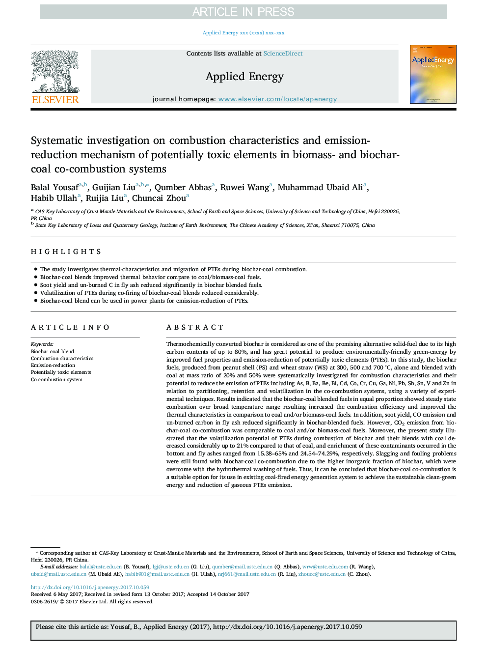 Systematic investigation on combustion characteristics and emission-reduction mechanism of potentially toxic elements in biomass- and biochar-coal co-combustion systems