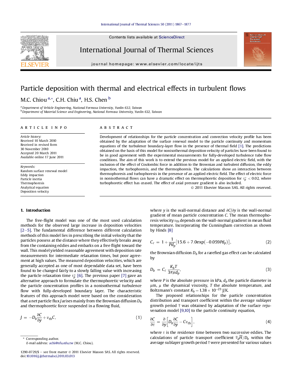 Particle deposition with thermal and electrical effects in turbulent flows