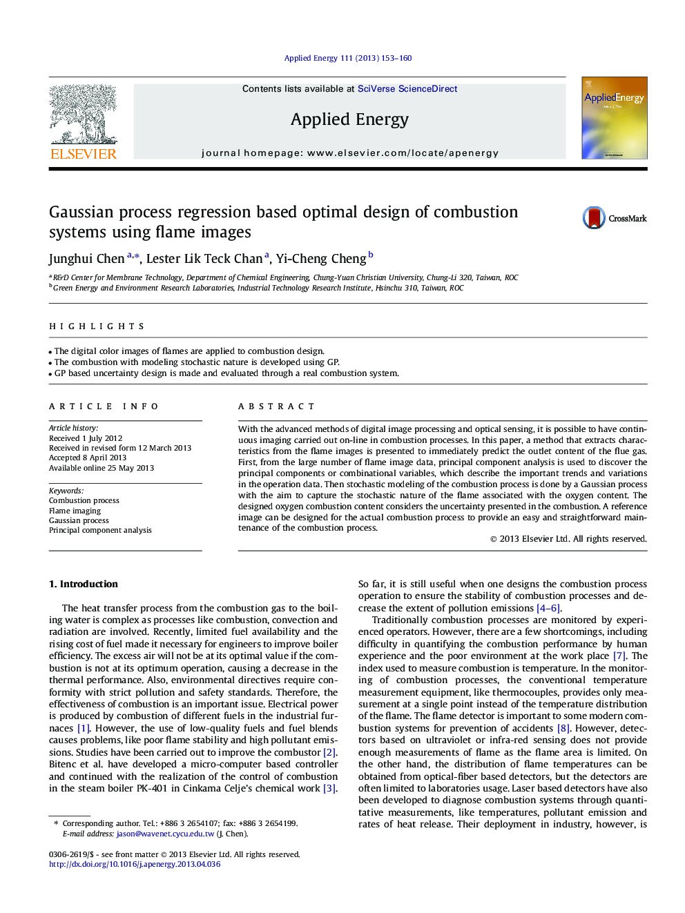 Gaussian process regression based optimal design of combustion systems using flame images