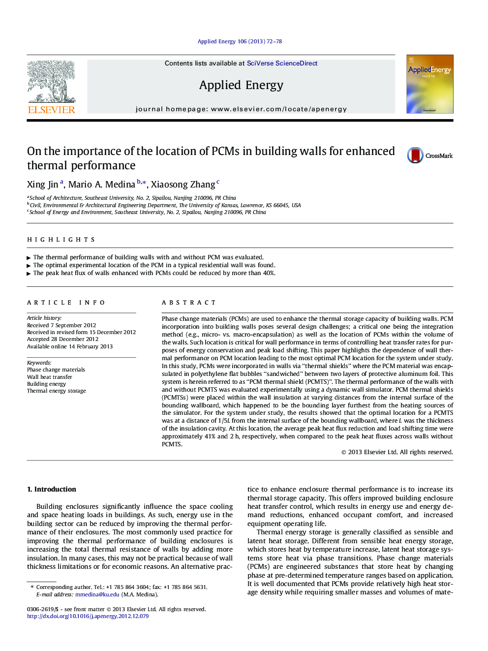 On the importance of the location of PCMs in building walls for enhanced thermal performance