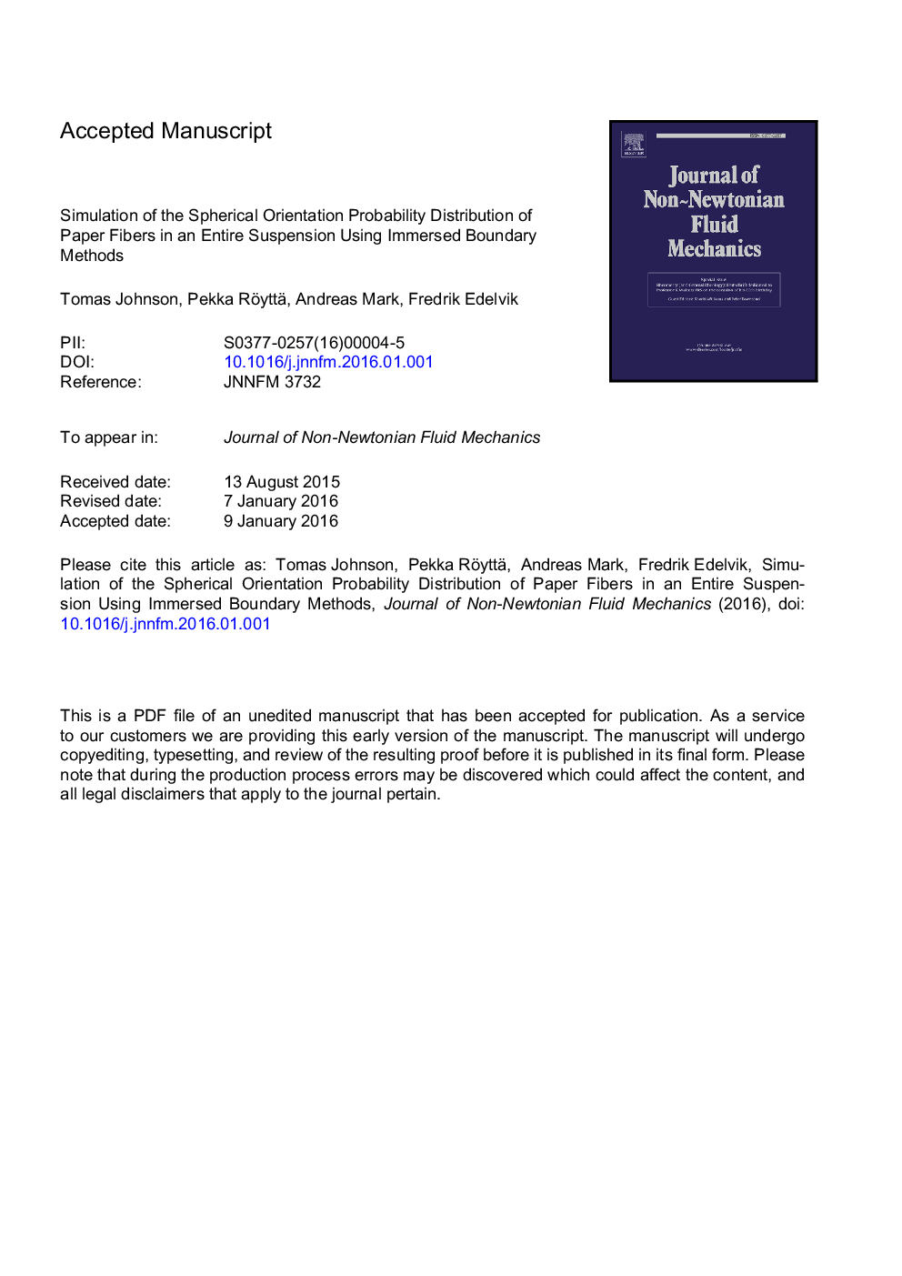 Simulation of the spherical orientation probability distribution of paper fibers in an entire suspension using immersed boundary methods