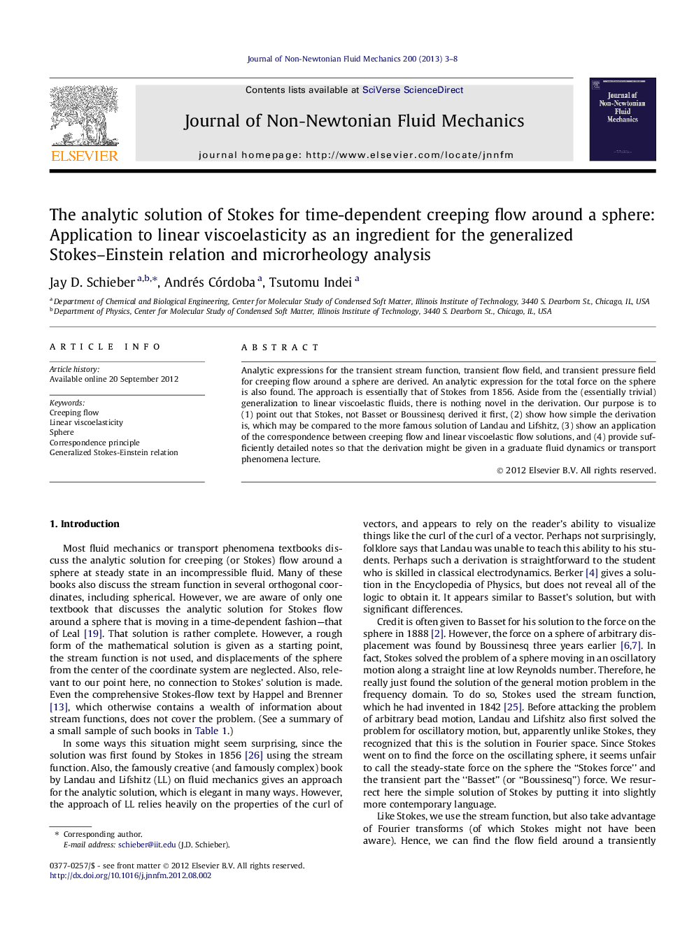 The analytic solution of Stokes for time-dependent creeping flow around a sphere: Application to linear viscoelasticity as an ingredient for the generalized Stokes–Einstein relation and microrheology analysis