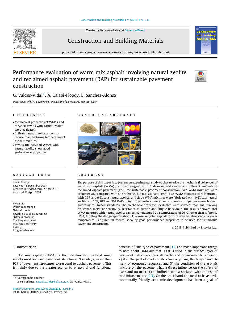 Performance evaluation of warm mix asphalt involving natural zeolite and reclaimed asphalt pavement (RAP) for sustainable pavement construction