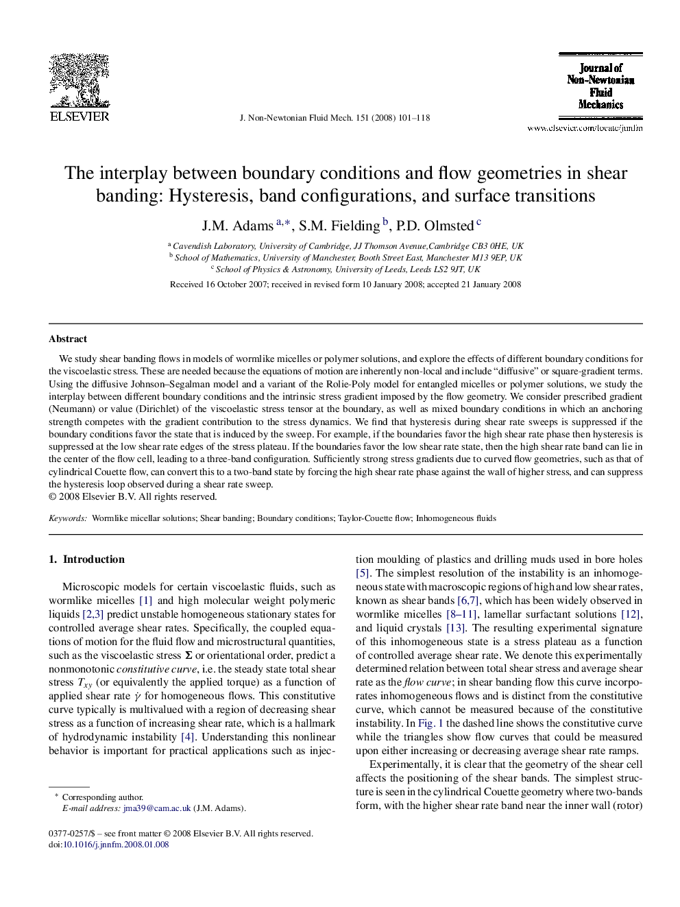 The interplay between boundary conditions and flow geometries in shear banding: Hysteresis, band configurations, and surface transitions