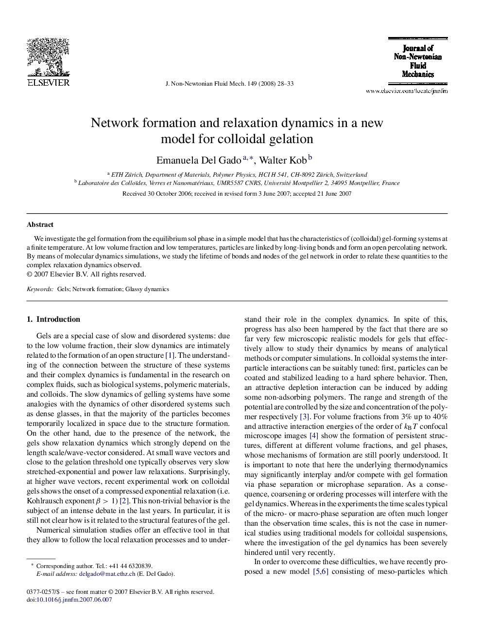 Network formation and relaxation dynamics in a new model for colloidal gelation