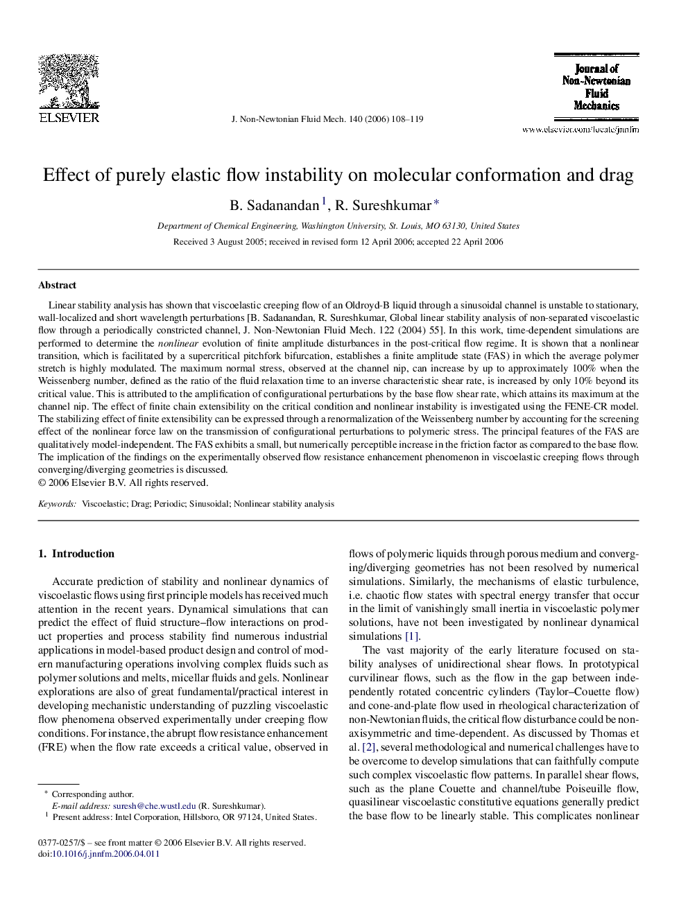 Effect of purely elastic flow instability on molecular conformation and drag