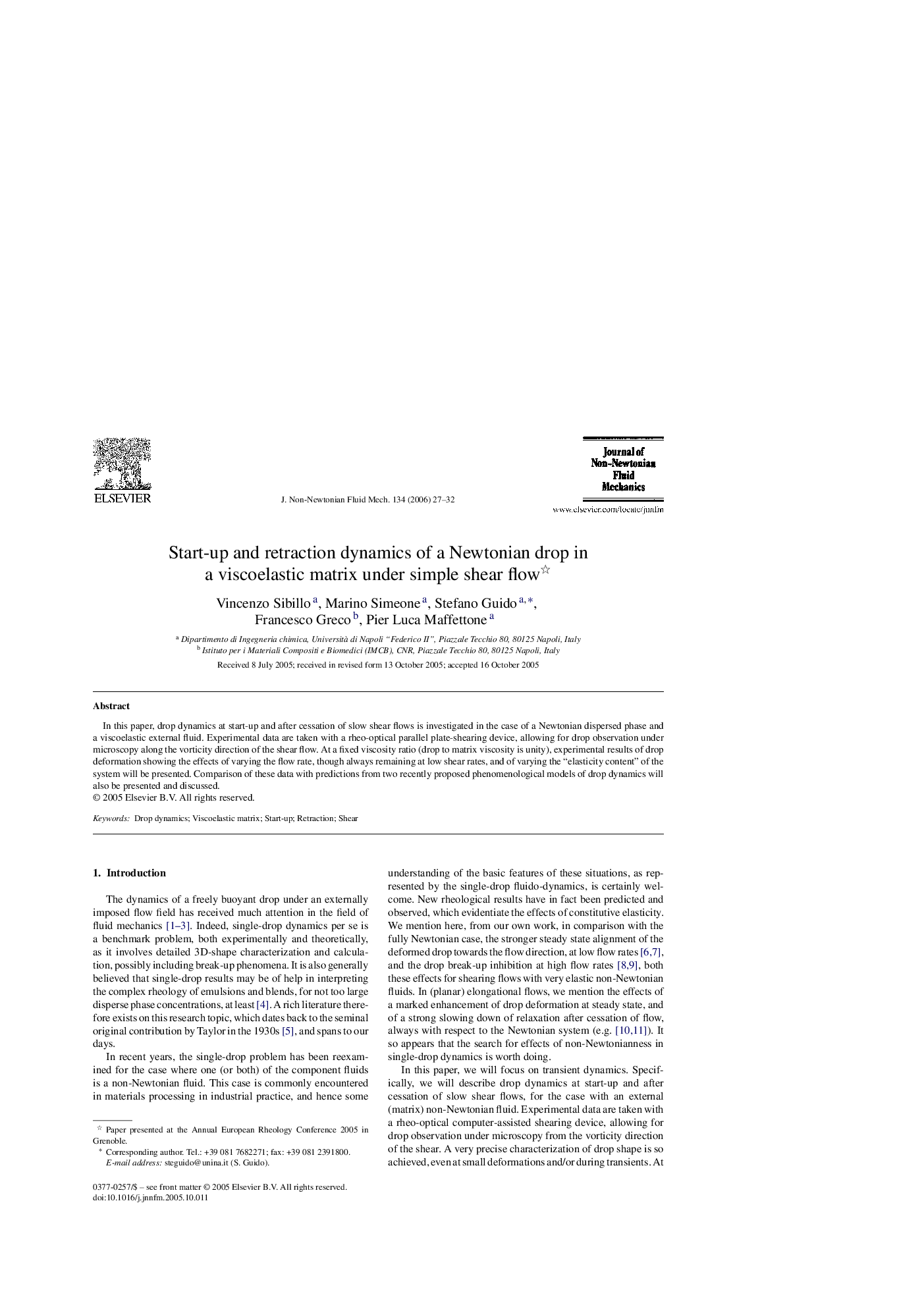 Start-up and retraction dynamics of a Newtonian drop in a viscoelastic matrix under simple shear flow 