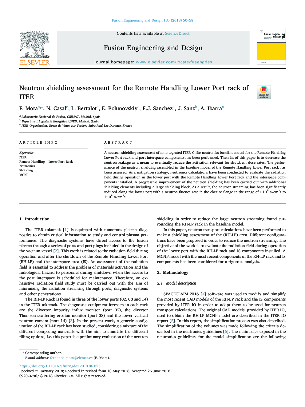 Neutron shielding assessment for the Remote Handling Lower Port rack of ITER