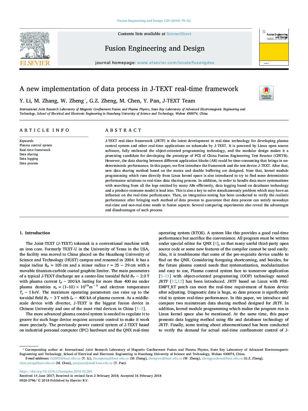 A new implementation of data process in J-TEXT real-time framework