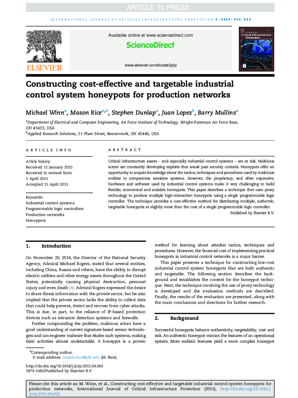 Constructing cost-effective and targetable industrial control system honeypots for production networks