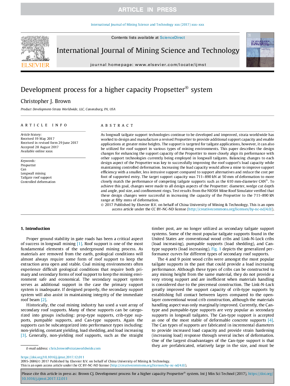 Development process for a higher capacity Propsetter® system