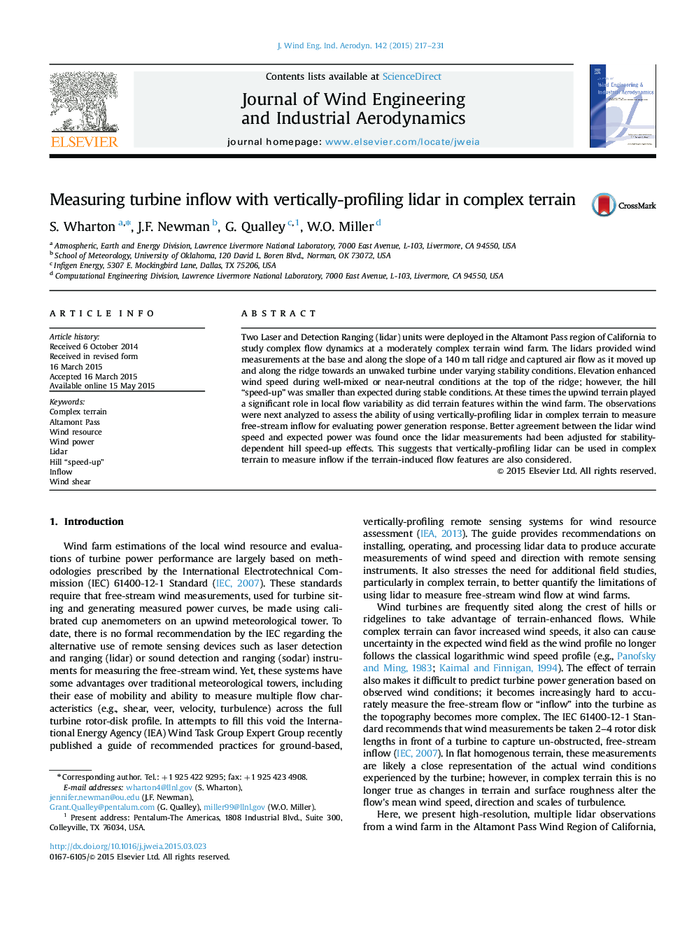 Measuring turbine inflow with vertically-profiling lidar in complex terrain